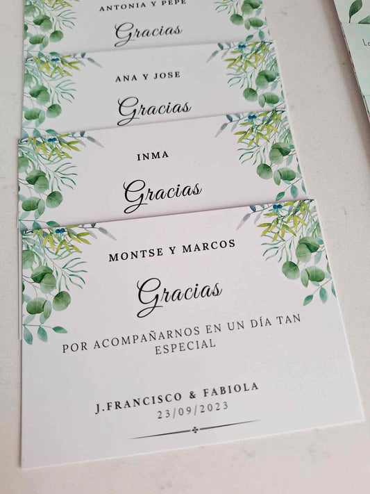 Tarjetas Eucalipto